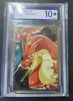 2022-25 Pokemon TCG Card S-Chinese COMIC Art 179/195 Charizard KMHY 10 -SE58 - Image 1