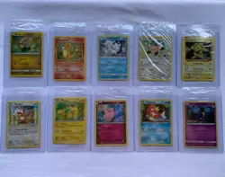 2016 POKEMON XY EVOLUTIONS TOYS R US SEALED PROMO HOLO SET OF 10 CARDS - Image 1