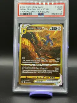 Pokemon Crown Zenith Gold VStar Set of 4 Arceus Giratina Dialga Palkia PSA 9 - Image 2