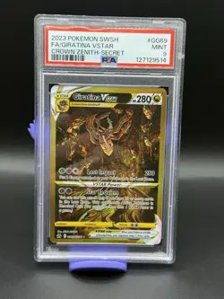 Pokemon Crown Zenith Gold VStar Set of 4 Arceus Giratina Dialga Palkia PSA 9 - Image 4