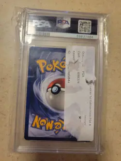 1999 Pokemon 1st Edition Lapras Holo PSA 8 - Image 2