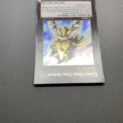Yu-Gi-Oh! Comics Hero King Arthur Secret Rare 1st Edition NUMH-EN041 LP - Image 4