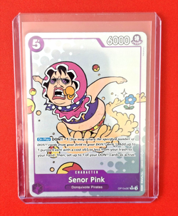 SENOR PINK - One Piece TCG OP10-067 - (Alt Art) Rare R - Royal Blood - Image 1