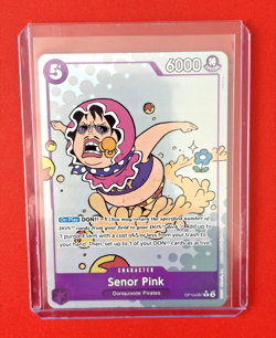 SENOR PINK - One Piece TCG OP10-067 - (Alt Art) Rare R - Royal Blood - Image 2