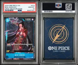 2024 Chinese One Piece Boa Hancock Treasure Rare ST03-013 PSA 10 Gem Mint - Image 3