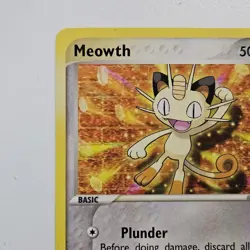 Pokemon TCG Meowth Card 42/95 Team Magma vs Team Aqua Regular NM Condition - Image 2