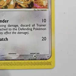Pokemon TCG Meowth Card 42/95 Team Magma vs Team Aqua Regular NM Condition - Image 4