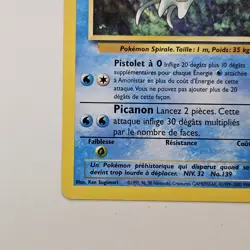 Pokemon TCG Omastar Fossil Card 40/62 Regular 1999-2000 Wizards Base Set Italian - Image 5