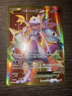 Mewtwo EX 164/162 XY Breakthrough Secret Rare Gold Full Art NM-LP Pokemon Card - Image 1