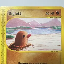 Pokemon Diglett Skyridge E-Series 50/144, Regular Card 2003 LP - Image 3