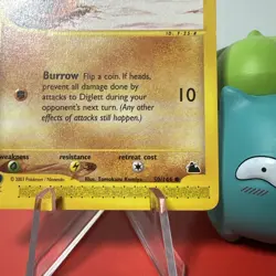 Pokemon Diglett Skyridge E-Series 50/144, Regular Card 2003 LP - Image 5