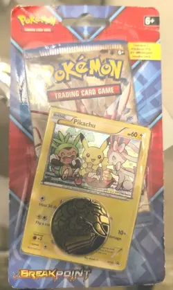 2016 Breakpoint Pokemon Blister Sealed With Pikachu Sylveon Promo Card Xy95 - Image 1