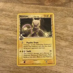 Mewtwo Delta Species EX Holon Phantoms Non-Holo Card 24/110 English LP/NM - Image 1