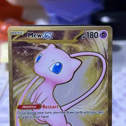 Pokemon TCG Mew EX Metal Gold NM 205/165 Scarlet & Violet 151 Promo Card - Image 2