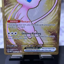 Pokemon TCG Mew EX Metal Gold NM 205/165 Scarlet & Violet 151 Promo Card - Image 4