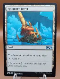 Reliquary Tower x1 MTG M19 Core 2019 Magic Near Mint English - Image 1