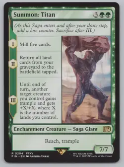 MTG - Final Fantasy - Summon: Titan #204 -g593 - Image 1