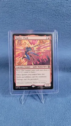 MTG Spider-Punk #92 Magic Marvel Spider-Man NM - Image 5