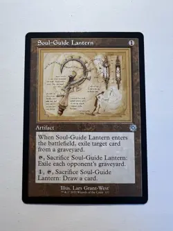 Soul-Guide Lantern - SCHEMATIC RETRO FRAME - MTG The Brothers War - NM - Image 1
