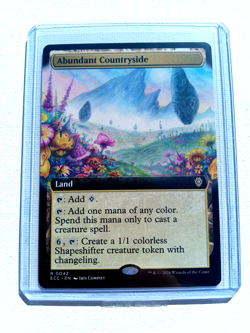 Abundant Countryside (Extended Art) Commander: Lorwyn Eclipsed Regular NM - Image 1