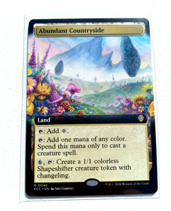 Abundant Countryside (Extended Art) Commander: Lorwyn Eclipsed Regular NM - Image 2