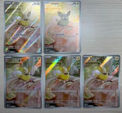 Lot Of 5: Pokemon Mega Evolution Phantasmal Flames - Yamper 099/ 094 - Image 1