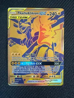 2021 Pokemon TCG Pikachu & Zekrom GX Tag Team Up SM248 Sun & Moon Promo NM - Image 1