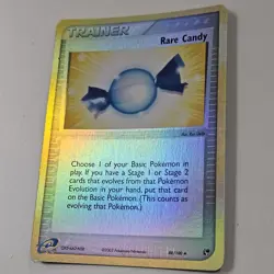 RARE CANDY 88/100 - NON-HOLO TRAINER - EX Sandstorm - E-Reader Pokemon Card - Image 2