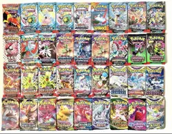 LOT OF 30 Pokemon TCG Packs NEW English Surging Sparks, Stellar Crown, And More - Image 1