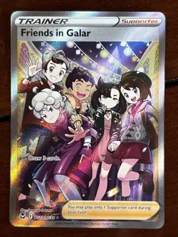 Pokemon Silver Tempest Friends In Galar TG23/TG30 Full Art Holo Rare - Image 1