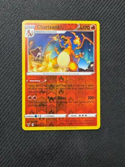 Pokemon TCG Charizard 025/185 Swsh04: Vivid Voltage Reverse Holo - Image 1