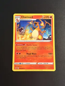 Charizard 025/185 SWSH04 Vivid Voltage Non Holo Rare Pokemon TCG NM - Image 1