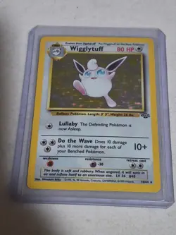 Pokemon TCG Wigglytuff Jungle 16/64 Holo Unlimited Holo Rare LP - Image 1