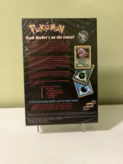 Vintage Pokemon, Team Rocket Devastation Theme, Pack, Sealed Deck - Image 2