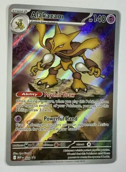 Pokemon TCG - Alakazam - Black Star Promo - 2025 MEP009 - ETB Promo - Image 2