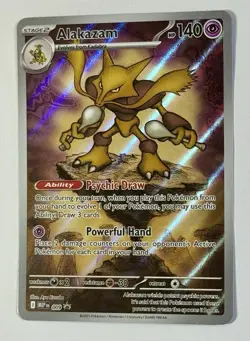 Pokemon TCG - Alakazam - Black Star Promo - 2025 MEP009 - ETB Promo - Image 3