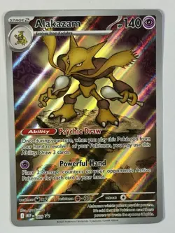 Pokemon TCG - Alakazam - Black Star Promo - 2025 MEP009 - ETB Promo - Image 4