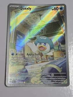 Quaxly Illustration Paldea Evolved Pokemon 206/193 NM Condition US Seller - Image 3