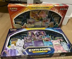 POKEMON XY EVOLUTIONS KANTO POWER COLLECTION MEWTWO&DRAGONITE BOX *Read* - Image 1