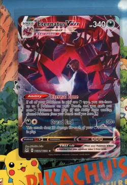 Pokemon TCG Eternatus VMAX - Silver Tempest TG22/TG30 - Full Art Ultra Rare NM/M - Image 1