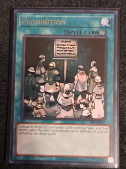 Yu-Gi-Oh TCG Prohibition PSV-EN039 25th Anniversary Unlimited Rare Card NM - Image 1