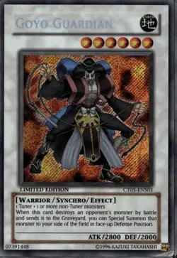 Goyo Guardian Ltd Ed Secret Rare CT05-ENS03 Yu-Gi-Oh! - Image 1