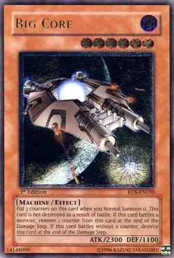 Yugioh! LP Big Core - RDS-EN030 - Ultimate Rare - 1st Edition Lightly Played, En - Image 1