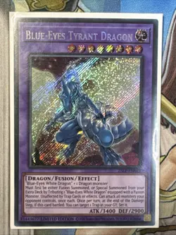 YuGiOh Blue-Eyes Tyrant Dragon 25LP-EN019 Secret Rare - Image 1