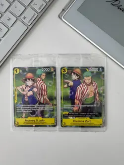 Monkey.D.Luffy OP10-111 & Roronoa Zoro OP10-113 LTP Promo (Sealed) | One Piece - Image 1