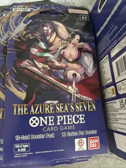 OP-14 Lot Of 50 (50) Sleeved Packs Of One Piece TCG Azure Seas Seven Ships Fast - Image 1