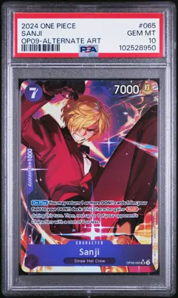 2024 Emperors in the New World Sanji (065) (Parallel) #OP09-065 PSA 10 - Image 1