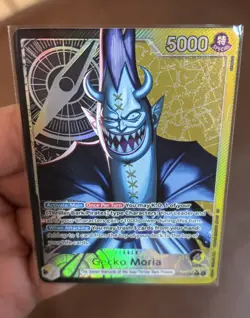 One Piece Gecko Moria Leader Alt Art OP14-080 THE AZURE SEA'S SEVEN English Pack - Image 1