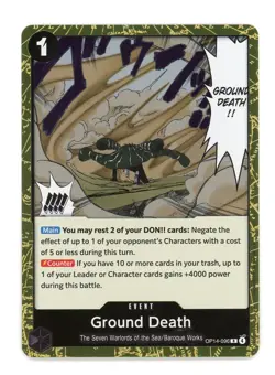 The Azure Sea's Seven Ground Death #OP14-096 Rare - Image 1