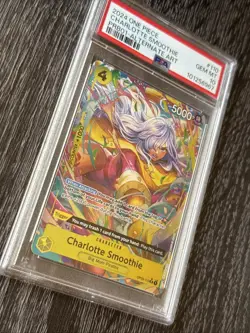 One Piece PRB01 Charlotte Smoothie Alt Art PSA 10 (OP03-110) -The Best- English - Image 3